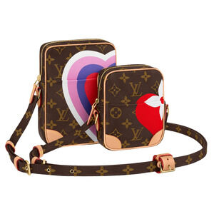Louis Vuitton Game On Paname Set Brown Monogram Double Crossbody Shoulder Bag